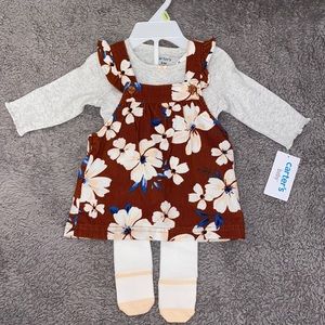 Carters Baby Girl 3 Months Matching Fall Outfit